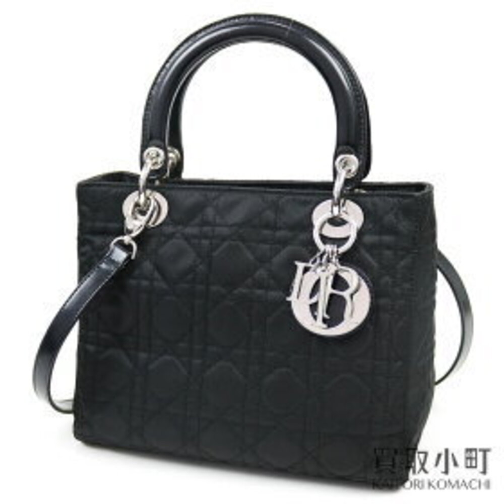 Dior Lady Classic Cannage Stitch Shoulder Handbag Crossbody Bag LADYDIOR Noir
